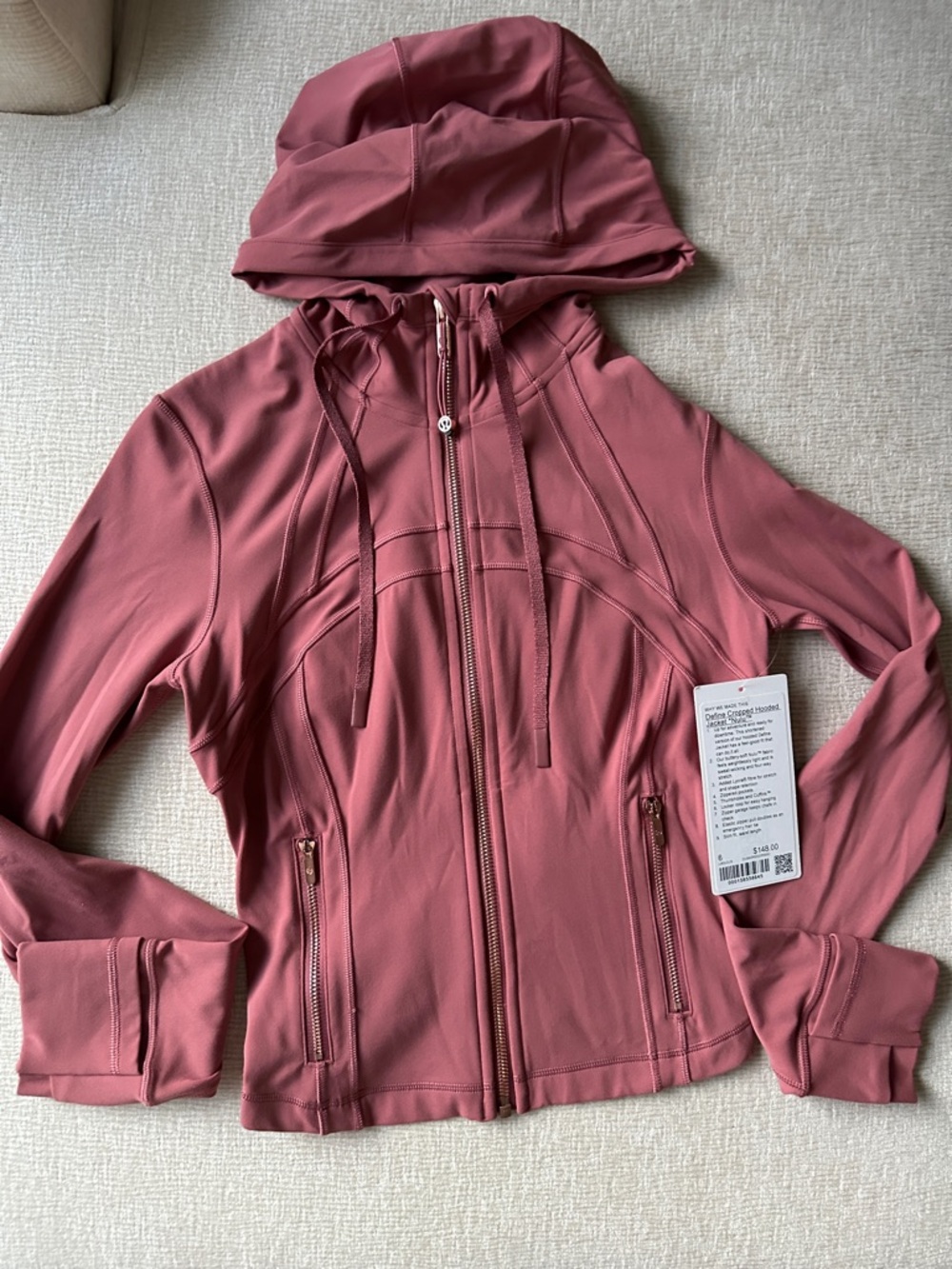 lululemon athletica Cropped Hooded Nulu Jacket